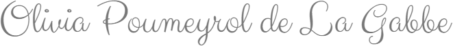 Olivia Poumeyrol's signature